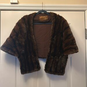 Vintage Bullock’s Los Angeles fur shall